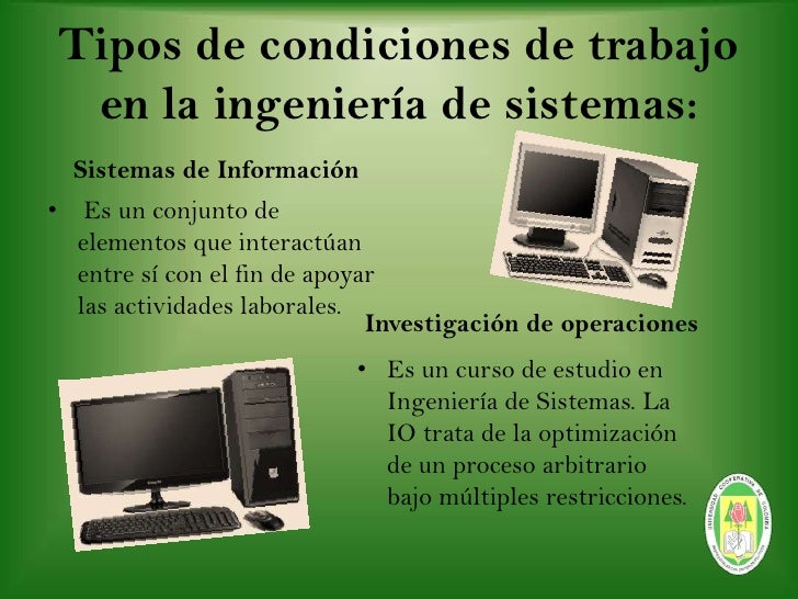 Resultado de imagen para que es ingenieria EN SISTEMAS