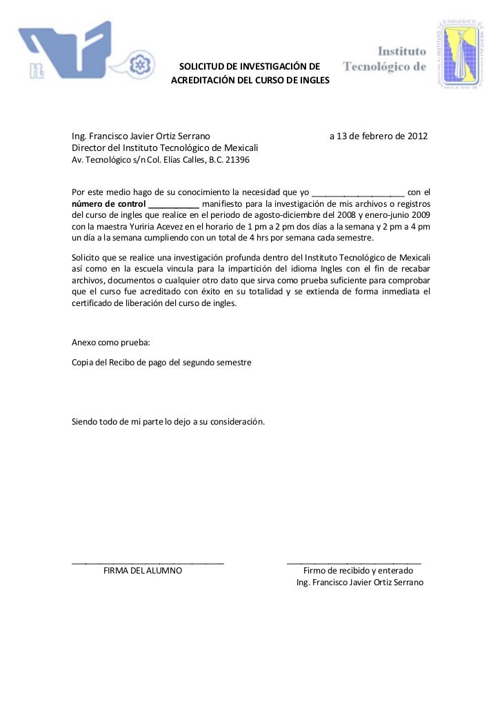 Formato "solicitud de investigación"