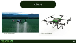 AÉREOS
Fonte: geteex,2026. Fonte: geteex,2026.
45
 