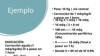 Metabolismo y alteraciones del potasio 2024 | PPTX