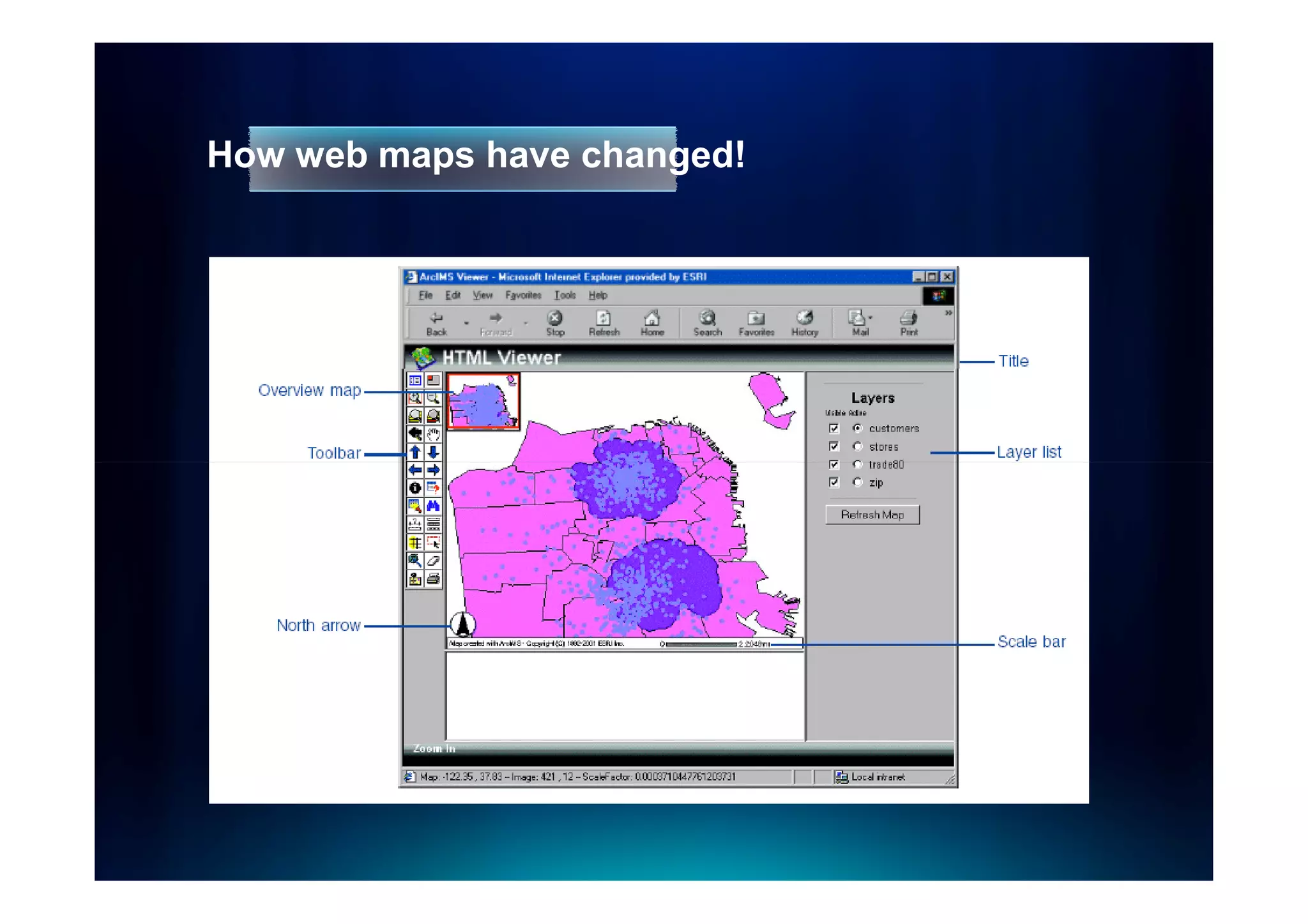 How web maps have changed!
 