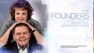 OS FUNDADORES
www.juventudereal.jeunesseglobal.com
facebook.com/soujeunesse
 