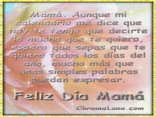 feliz dia madre