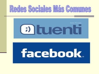 Redes Sociales Más Comunes 