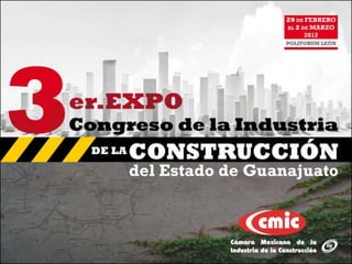 Programa 3er Expo Congreso de la Industria de la Construcción