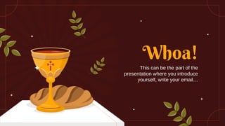 Whoa!
This can be the part of the
presentation where you introduce
yourself, write your email…
 