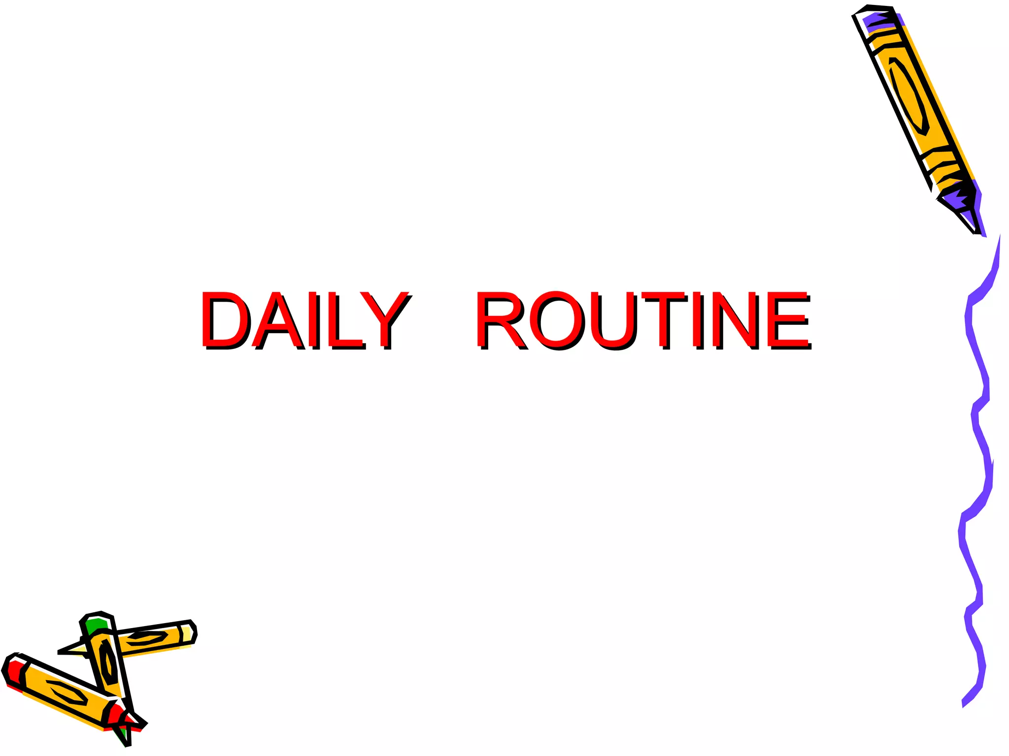 DAILY ROUTINE