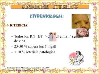 Criação Ria Slides EPIDEMIOLOGIA: Cloherty,  John. Manual de Neonatol. 6ª Ed,  2009 Gomella, Tricia. Neonatologìa.5 ªEd,  2008 