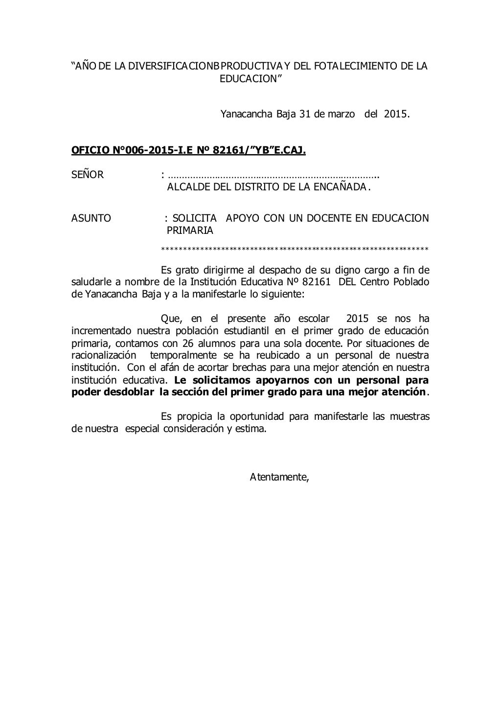 oficio
