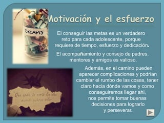 Suenos Metas sueños y metas | PPTX