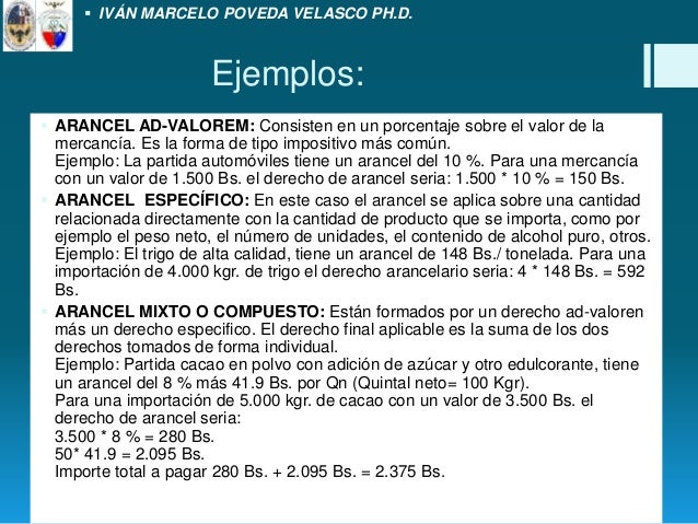 Tema Nº3 El Arancel