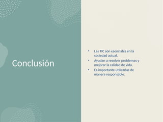 El Impacto de las TIC en la Sociedad Moderna: Educación, Salud y ...