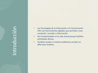 El Impacto de las TIC en la Sociedad Moderna: Educación, Salud y ...