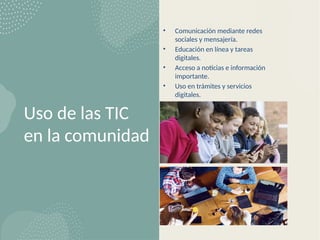El Impacto de las TIC en la Sociedad Moderna: Educación, Salud y ...
