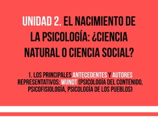 diagonal Consultar Lingüística El nacimiento de la Psicología: ¿Ciencia natural o ciencia social?