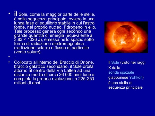 Che Tipo Di Stella è Il Sole IL SOLE