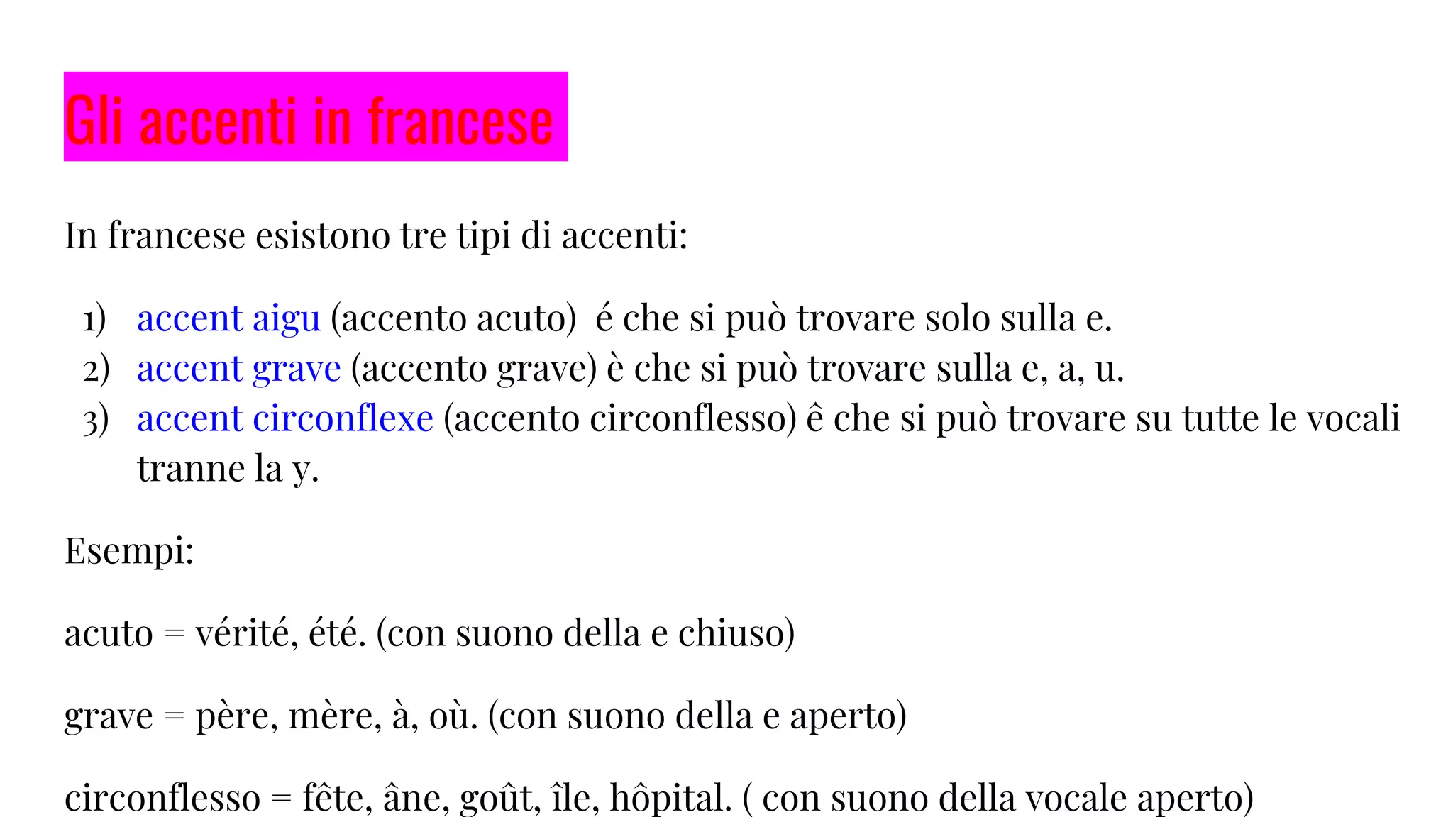 frasi con sì con l accento