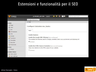 !
William Sbarzaglia - Intera
Estensioni e funzionalità per il SEO
 