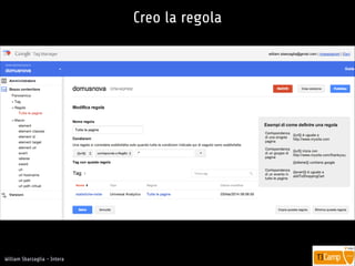 !
William Sbarzaglia - Intera
Creo la regola
 