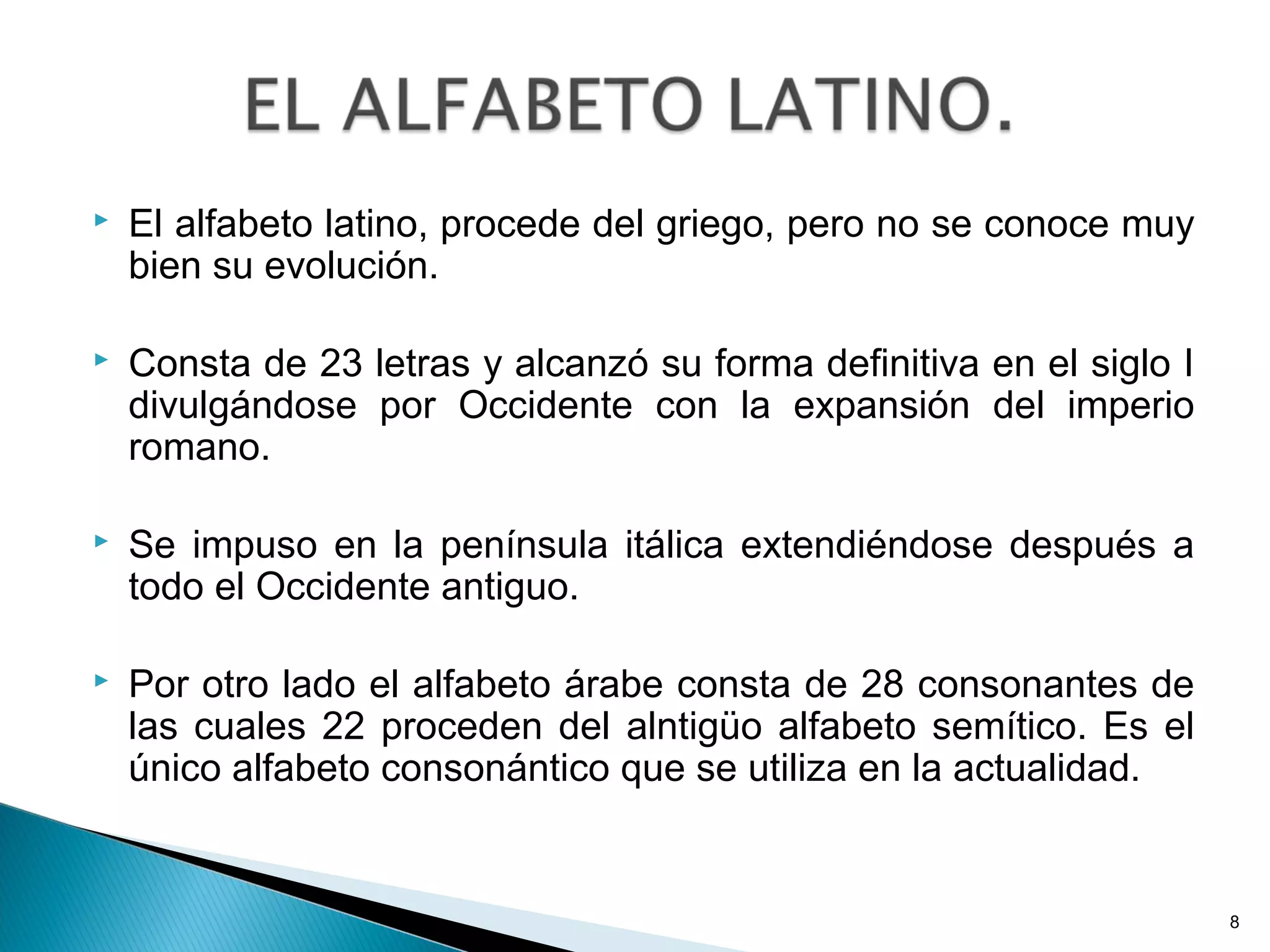 El origen y la evolución de la escritura | PPT