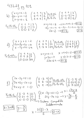 Soluciones Gauss