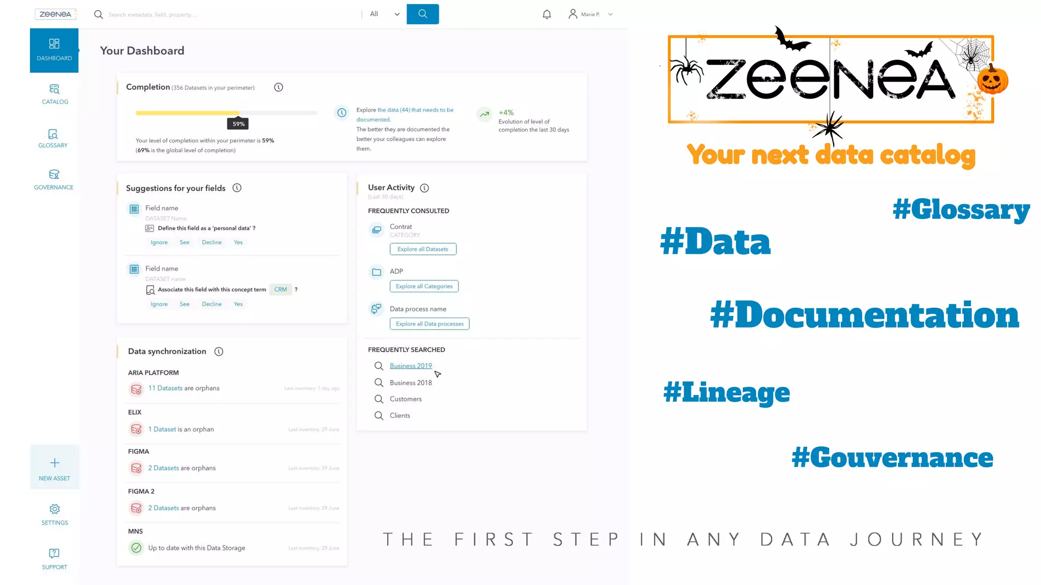 Your next data catalog #Data #Documentation #Glossary #Lineage #Gouvernance 