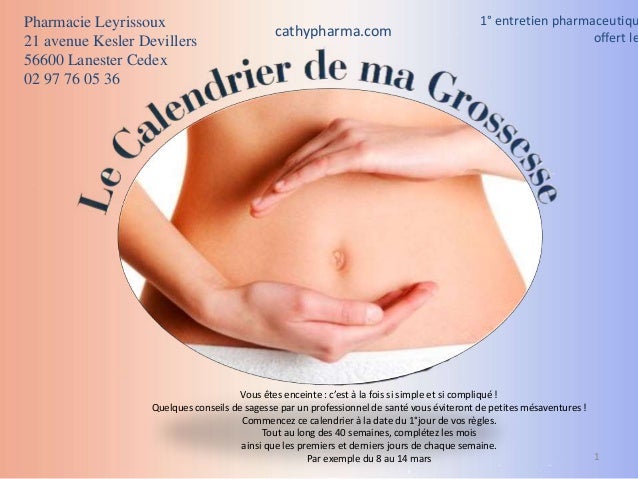calendrier de grossesse calendrier de grossesse