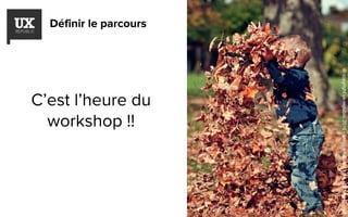 Définir le parcours
C’est l’heure du
workshop !!
©copyrightux-republic2016-blog.ux-republic.com-EstelleGarcet
 