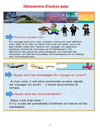 72
Découvrons d’autres pays
 