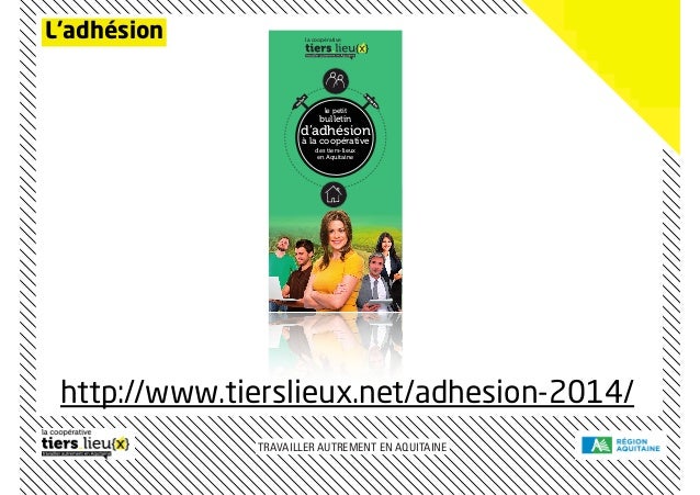 Présentation De La Coopérative Des Tiers Lieux Travailler - 