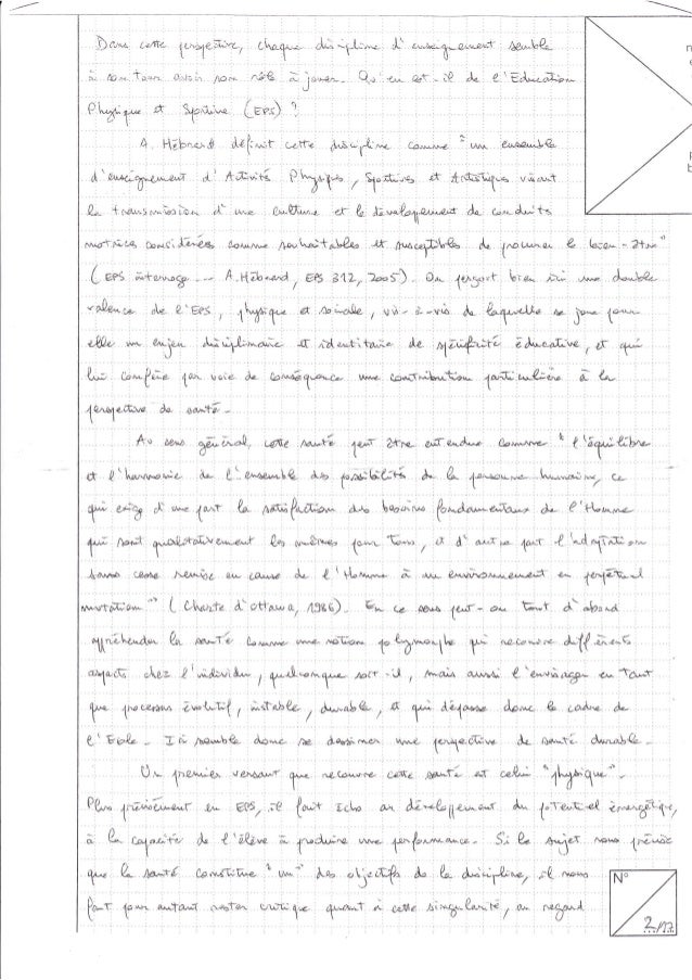 Copies Capeps Major 10 Ecrit 1 Ecrit 2