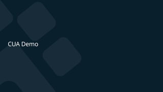 CUA Demo
 