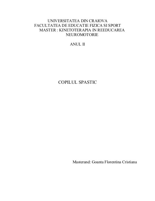 Facultatea De Educatie Fizica Si Sport Master