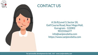 CONTACT US
A 26/8,Level 3, Sector 28,
Golf Course Road, Near Mega Mall,
Gurugram - 122002
9015556677
info@sanjeevdatta.com...