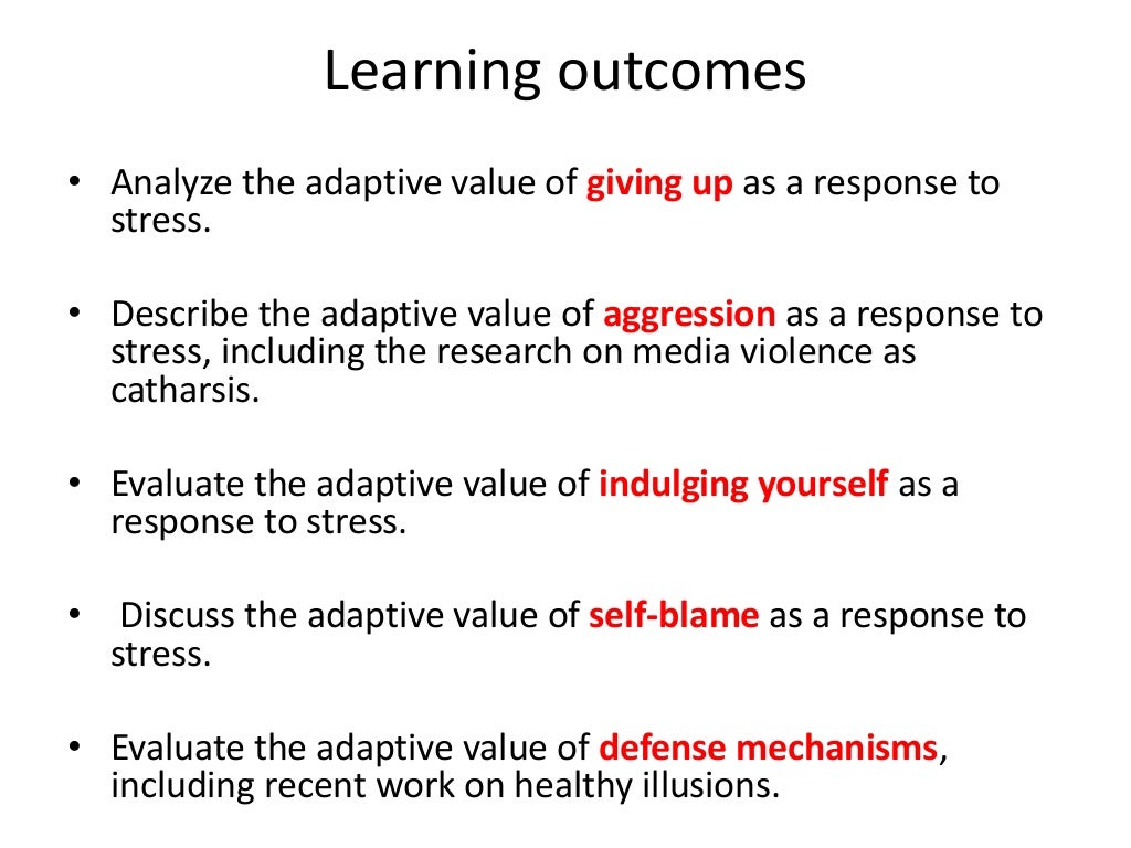 Coping process (the psychology of Adjustment)