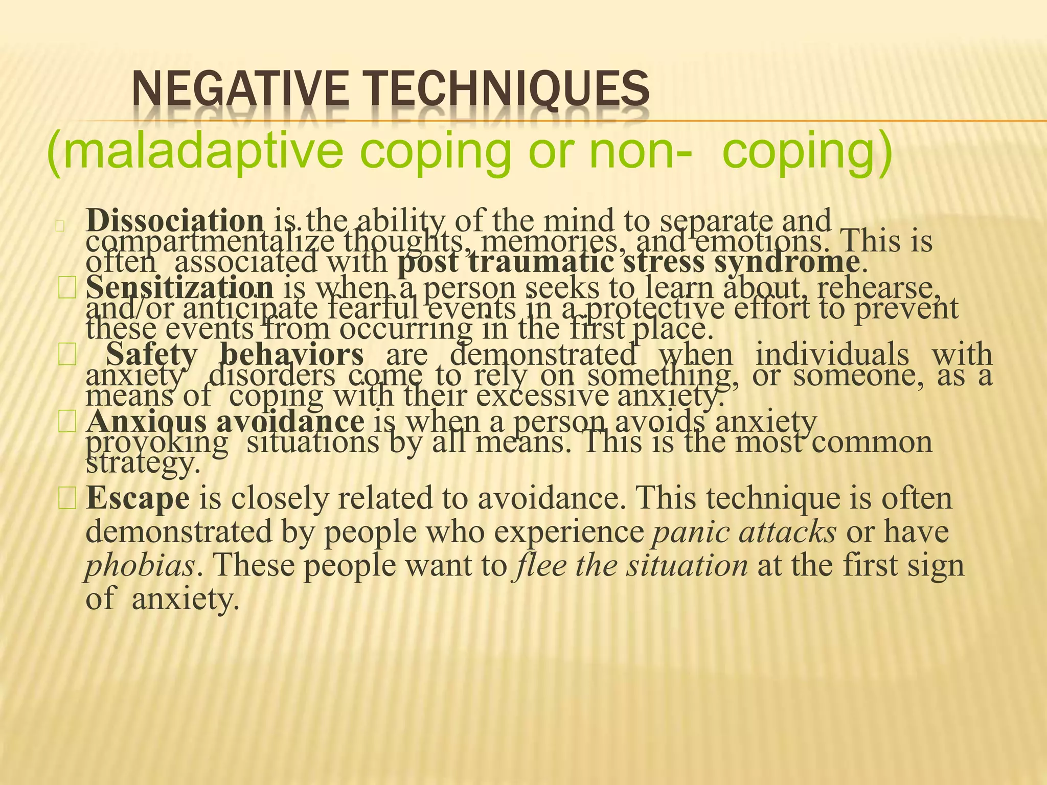 Coping skills | PPTX