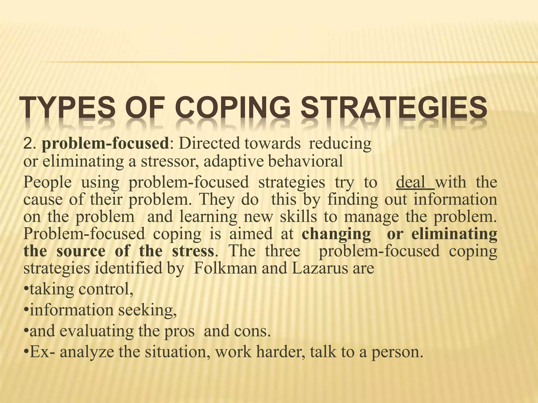 Coping skills | PPTX
