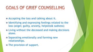 Coping with loss death grief | PPTX