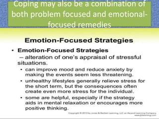 Coping with stress in middle and late adolescence | PPTX