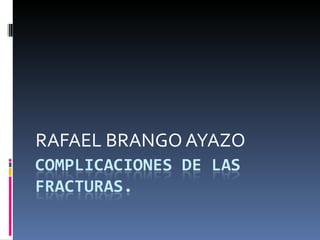 RAFAEL BRANGO AYAZO
 