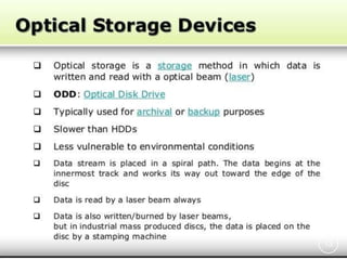 memory and storage devices | PPTX