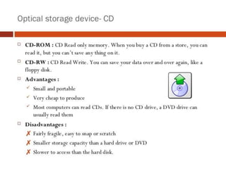 memory and storage devices | PPTX