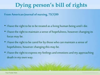 Coping wth loss,death and grieving | PPTX