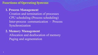 Components of OS.pptx - Operating Systems | PPTX