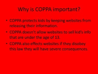 COPPA | PPTX