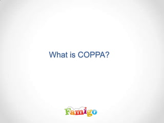 What is COPPA?
 