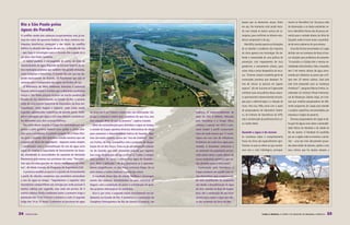 barata que os elementos atuais, feitos                  mente no Hemisfério Sul. Há pouca rede
rio x São Paulo pelas                                                                                                                                             em aço. No momento, está sendo testa-                   de observação, e os dados existentes so-
águas do Paraíba                                                                                                                                                  do num talude no bairro carioca de La-                  bre o Hemisfério Norte são de pouca ser-
o conflito ainda não começou propriamente, mas já en-                                                                                                             ranjeiras, para confirmar se oferece resis-             ventia para a metade abaixo da linha do
trou no radar do governo federal. as duas maiores me-                                                                                                             tência comparável à do aço.                             Equador, onde é muito maior a quantida-
trópoles brasileiras começam a dar sinais de conflito                                                                                                               Mas Willy Lacerda aponta as limitações                de de terra submersa do que emersa.
hídrico na divisão das águas de um rio – o paraíba do sul                                                                                                         de se abordar o problema dos impactos                       Uma das formas encontradas na Coppe
– que hoje é estratégico para o Grande Rio e pode vir a                                                                                                           do clima apenas com tecnologia. Ele de-                 de lidar com as incertezas do futuro é bus-
ser para são paulo também.                                                                                                                                        fende a necessidade de uma política de                  car soluções para problemas do presente.
  a capital paulista é estrangulada do ponto de vista de                                                                                                          prevenção, com mapeamento de risco                      “A Austrália e a Etiópia têm a mesma va-
abastecimento de água. depende de recursos hídricos de ou-                                                                                                        geotécnico e zoneamento urbano, para                    riabilidade hidroclimática. Mas a Austrália
tros municípios paulistas que também têm grande demanda,                                                                                                          salvar vidas e evitar desperdício de recur-             tem 5 mil metros cúbicos de água arma-
como campinas e americana. o Grande Rio, por sua vez, de-                                                                                                         sos. “Estamos sempre mudando gente de                   zenada por habitante, ao passo que a Eti-
pende basicamente do Guandu, rio fluminense que não se
                                                                                                                                                                  construções precárias que desabam. Te-                  ópia tem 20 metros cúbicos. Qual país
sustenta sem a transposição das águas do paraíba do sul.
                                                                                                                                                                  mos de colocar as pessoas em lugares                    está mais preparado para as mudanças
  o ministério do meio ambiente detectou a potencial
                                                                                                                                                                  seguros”, diz ele. Sua área na Coppe pode               climáticas?”, pergunta Marcos Freitas, co-
disputa interestadual à medida que a demanda paulistana
                                                                                                                                                                  contribuir para uma política dessa nature-              ordenador do Instituto Virtual Internacio-
cresça e são paulo precise recorrer ao trecho paulista do
                                                                                                                                                                  za aprimorando e desenvolvendo tecnolo-                 nal de Mudanças Globais (Ivig), um insti-
paraíba do sul. internamente, no estado do Rio, a recente
                                                                                                                                                                  gias para a determinação e a redução de                 tuto que mobiliza pesquisadores de dife-
onda de crescimento industrial de municípios da área me-
                                                                                                                                                                  riscos. Para isso, Willy conta com o apoio              rentes programas da Coppe para atender
tropolitana, como itaguaí e itaboraí, onde estão sendo
                                                                                                                                                                  de pesquisadores do laboratório Geohe-                  a projetos específicos encomendados por
erguidos aglomerados industriais de grande porte, multi-     de novo das 6 às 7 horas e assim eles vão alternando. cla-   itaboraí. o empreendimento de
                                                                                                                                                                  co, do Instituto de Geociências da UFRJ,                empresas e órgãos de governo.
plica a demanda por água e cria uma disputa estadual pe-     ro que o sistema é muito mais complexo do que isso, mas      mais de us$ 8 bilhões, liderado
                                                                                                                                                                  sob a coordenação da professora Ana Lui-                    Diversos pesquisadores da Coppe se de-
los diferentes usos dos recursos hídricos.                   tem solução. mais do que se pensava”, explica canedo.        pela petrobras e o Grupo ultra,
                                                                                                                                                                  za Coelho Netto.                                        bruçam há alguns anos sobre a vulnerabili-
  por conta desse cenário, a coppe foi contratada por em-      além da racionalização para distribuir a água no tempo,    começa a operar em 2012 e pro-
presas e pelo governo federal para ajudar a achar solu-                                                                                                                                                                   dade hídrica do Nordeste e da cidade do
                                                             o estudo da coppe apontou diversas alternativas de obras     mete mudar o perfil socioeconô-
ções para o problema. o primeiro projeto foi o plano dire-   para aumentar a disponibilidade hídrica do Guandu. algu-     mico de nada menos que 11 muni-         Quando a água é de menos                                Rio de Janeiro. O Nordeste foi escolhido
tor para o Guandu. um cuidadoso estudo mostrou que um        mas são muito simples, quase um “ovo de colombo”. mar-       cípios em seu raio de influência.       As incertezas sobre o comportamento                     por ser a região onde se encontra o semiá-
conjunto de obras de engenharia – algumas muito simples      cos freitas, do ivig, exemplifica com a proposta de despo-   problema: de onde tirar água para       futuro do clima são especialmente signi-                rido – uma das mais densamente povoa-
– combinadas com a racionalização do uso da água seria       luição do rio dos poços. trata-se de um minúsculo tributá-   atender à demanda industrial e          ficativas no que se refere ao que aconte-               das áreas áridas do planeta, sujeita a uma
capaz de ampliar a capacidade de fornecimento do Guan-       rio do Guandu que está altamente poluído por esgotos.        ao aumento da população provo-          cerá com o ciclo hidrológico, principal-                seca crônica que há séculos devasta a
du, atendendo às necessidades do aumento de demanda          sua carga de poluição obriga a coleta da cedae, a compa-     cado pelas obras e pelo afluxo de
fluminense pelo menos nos próximos dez anos. “descobri-      nhia estadual de águas, a retirar mais água do Guandu –      novas indústrias químicas que se-
mos que era uma questão de injetar inteligência no siste-    para diluir a poluição – do que precisaria se o aparente-    rão atraídas para o novo polo?
ma”, diz paulo canedo, do programa de engenharia civil.      mente insignificante rio dos poços estivesse limpo. ou se      contratada pela petrobras, a
  a primeira medida proposta é a gestão do fornecimento      pelo menos a cedae mudasse o ponto de coleta.                coppe produziu um estudo com vá-
a partir de cálculos complexos que permitem racionalizar       o resultado desse tipo de estudo facilitou o prossegui-    rias alternativas, que a empresa ain-
o uso da água no tempo. “suponhamos o seguinte: dois         mento dos vultosos investimentos no polo industrial de       da está examinando. as propostas
fazendeiros compartilham um córrego por onde passam 5        itaguaí, com a ampliação do porto e a instalação de gran-    vão desde a dessalinização de água
metros cúbicos por segundo, mas cada um precisa de 4         des projetos siderúrgicos no município.                      do mar, captada na Baía de Guana-
metros cúbicos. então combinam assim: o primeiro irriga a      esse é, por sinal, o segundo maior investimento em an-     bara, até a construção de um reser-
plantação das 13 às 14 horas e encharca o solo. o segundo    damento no estado do Rio. o primeiro é a construção do       vatório para captar a água que des-
irriga das 14 às 15 horas. o primeiro só precisará de água   complexo petroquímico do Rio de Janeiro (comperj), em        ce das vertentes da serra do mar.



24   C OPPE C LIM A                                                                                                                                                                    C L I M A & E n E rg I A : a c o p p e e o s d e s af i o s da mu da n ça cli má t i ca   25
 