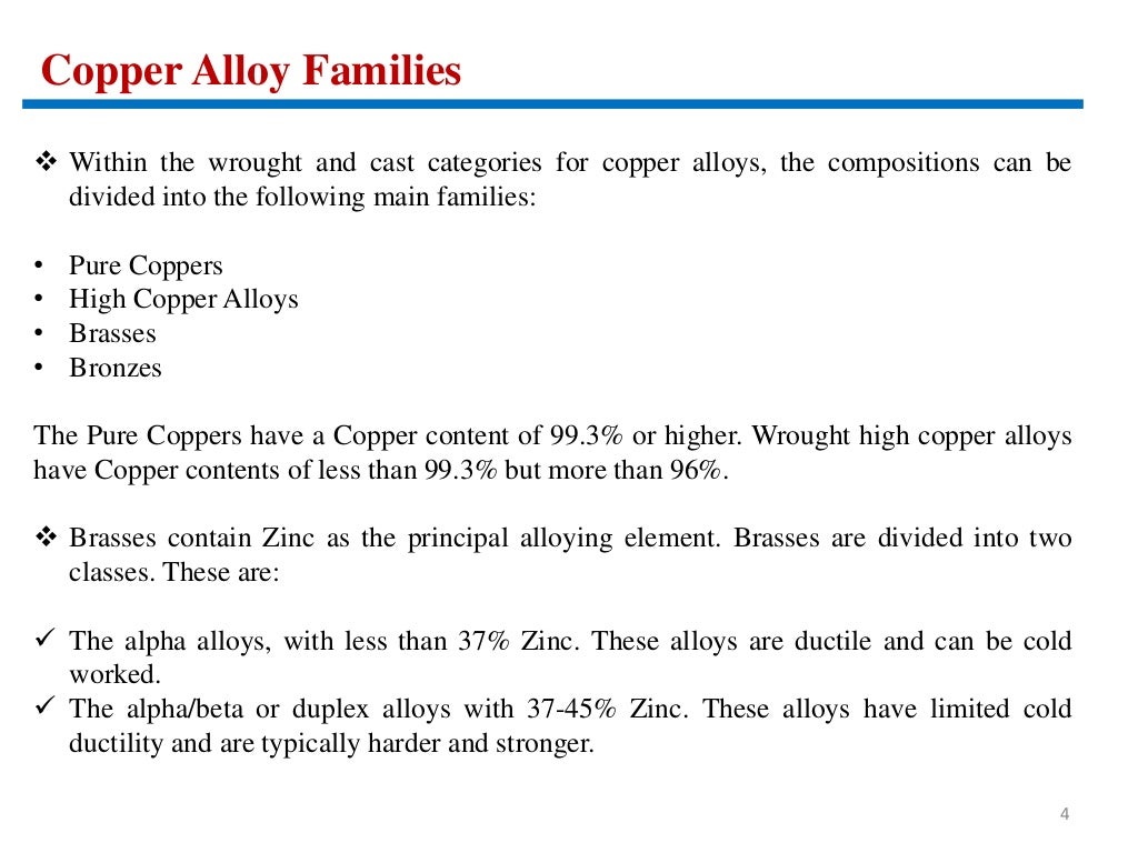 Physical properties of copper