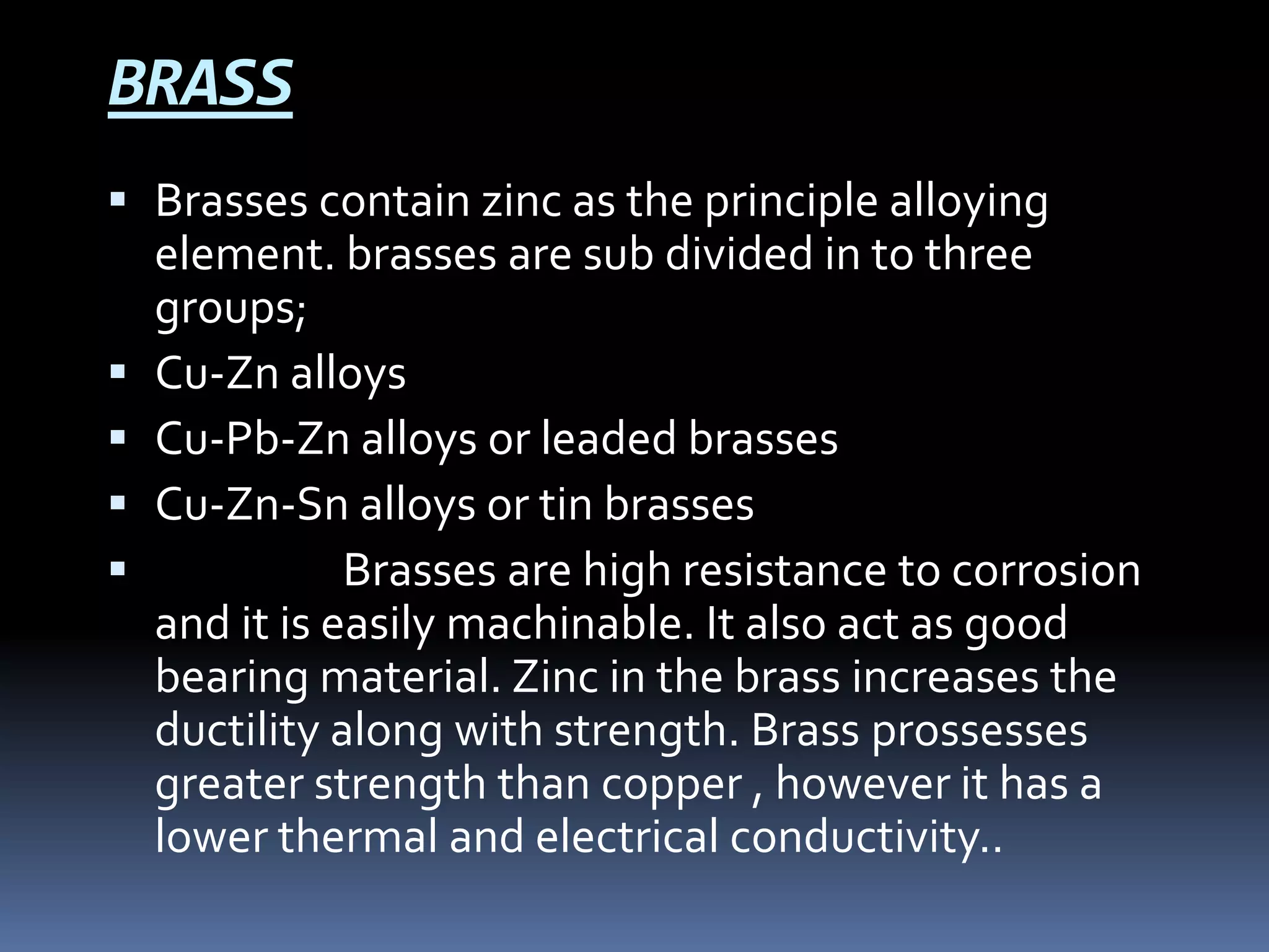 Copper and its alloys | PPTX
