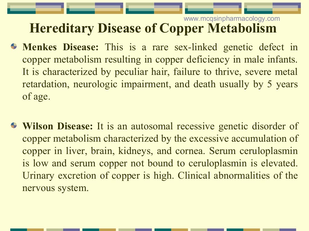Copper poisoning/Toxicity